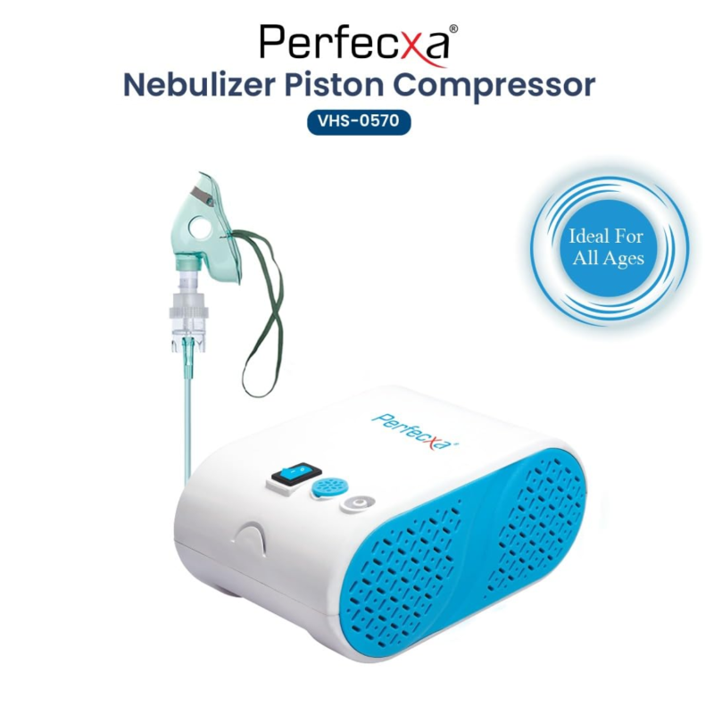 Perfecxa Compressor Nebulizer VHS 0570 – Portable Nebulizer Machine for Effective Respiratory Relief