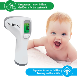 Perfecxa Infrared Forehead Thermometer – Digital Temperature Gun