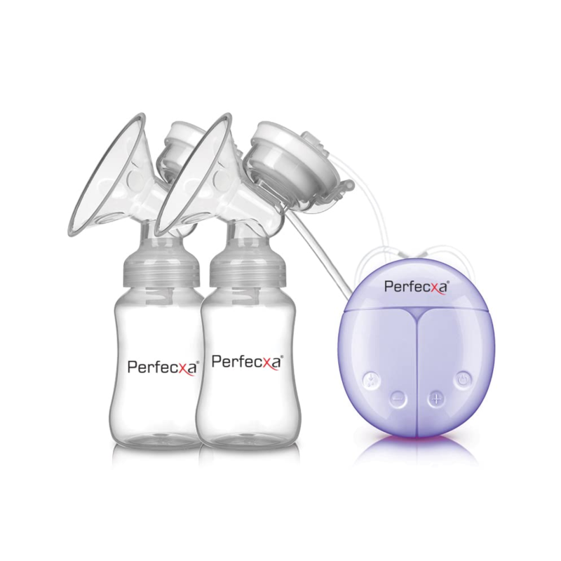 Perfexa Intelligent Automatic Electric Double Breast Pump for Nursing Mothers | BPA-Free Comfort Pump VHS-0310