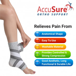 AccuSure Ankle Binder for Women & Men