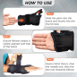 Vissco Wrist Brace with Thumb Support Left – Adjustable Left Wrist Support Brace for Pain Relief & Stability