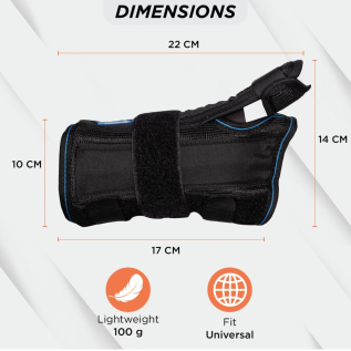Left Wrist Support Brace by Vissco