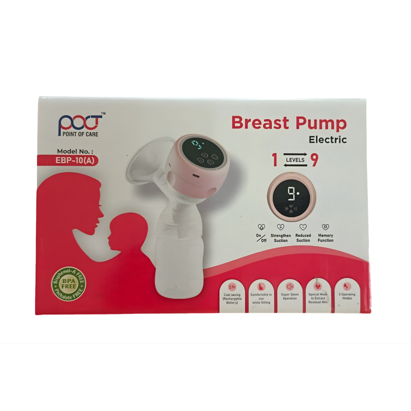 POCT Electric Breast Pump EBP-10 – Comfortable & Safe POCT Electric Breast Pump | Best Electric Breast Pump for New Mothers