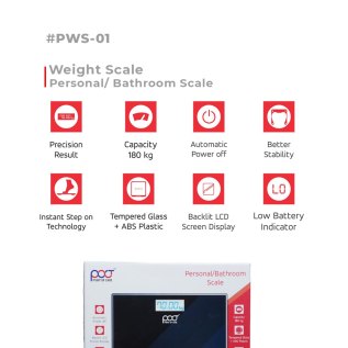 Smart POCT Digital Weight Scale with LCD Display