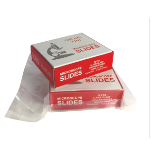 Rossify Microscope Glass Slides 25x75 mm (Pack of 50) for Professional Laboratory Glass Slides