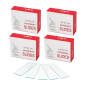 Rossify Microscope Glass Slides 25x75 mm (Pack of 50) for Professional Laboratory Glass Slides