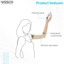 Vissco PC 5801 Lymphoedema Arm Sleeve Close-up