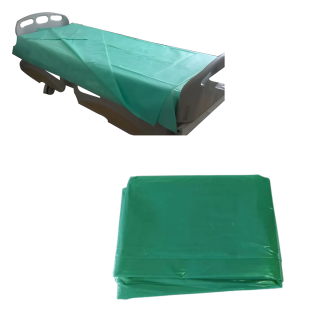 Rossify Disposable Plastic Green Bedsheets | Waterproof Medical Bedsheet