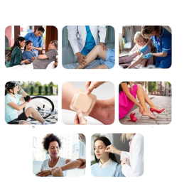 Dressing Extra Thin 4 Inch x 4 Inch | Extra Thin Medical Dressing | Thin Adhesive Wound Dressing for First Aid | Pack of 10