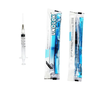 Unolok Single Use Luer Lock Syringe 5ml – Disposable 5ml