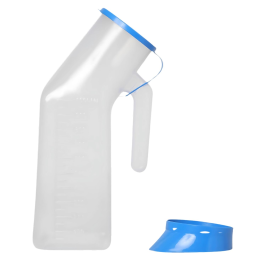 Unisex Polypropylene Urinal 1000ml with lid