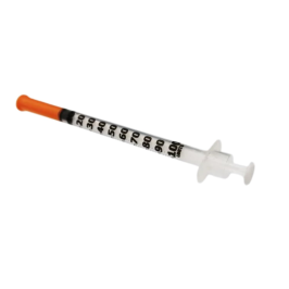 Dispovan 1ml 100IU Pack of 100 Disposable Insulin Syringe Box for Safe and Sterile Injection