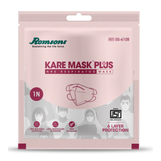 Romsons Kare Mask Plus N95 High-Filtration N95 Protective Mask for Safe Breathing