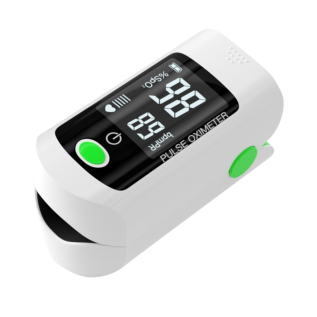Rossiy Pulse Oximeter measuring heart rate