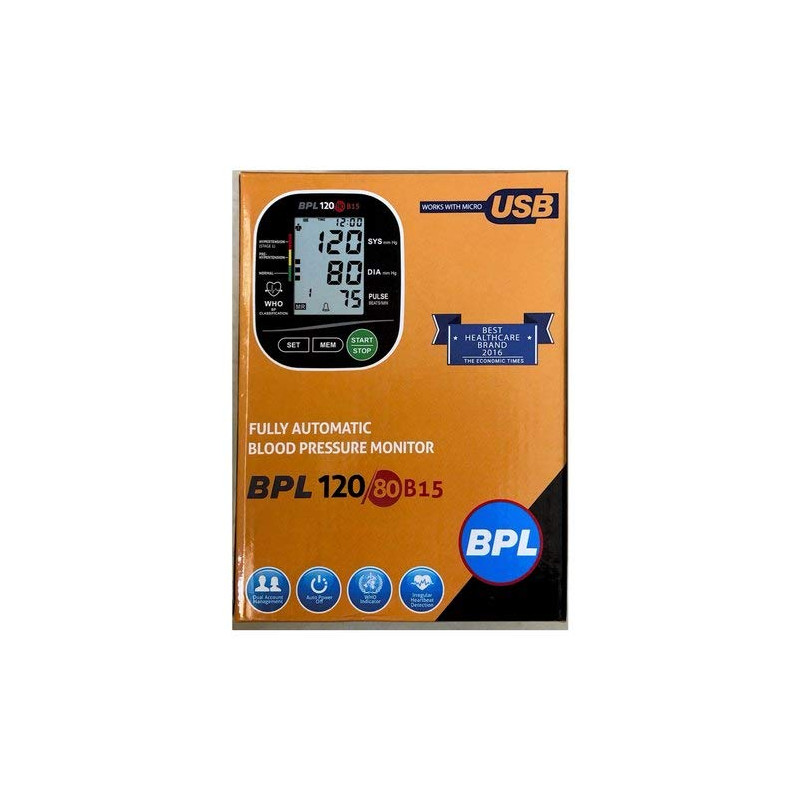 BPL Blood Pressure Monitor B15 Bp Monitor