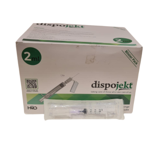 Rossify Dispojekt 2ML Single Use Syringe with SIP needle