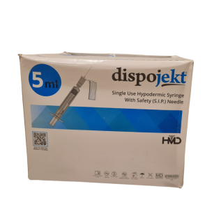 Rossify Dispojekt 5ML Single Use Syringe with SIP needle