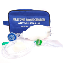 Silicon ambu bag child pediatric resuscitation device