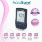 Accusure Sensor 4th Generation Glucometer Machine with 25 Strips