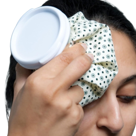 Soft Fabric Ice Cap Reusable Ice Pack for Injuries