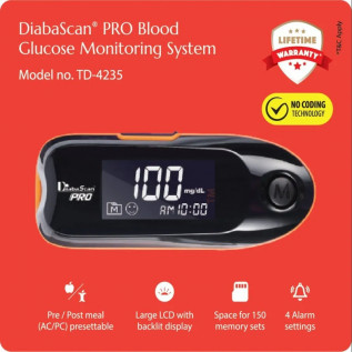 DiabaScan Glucometer with 25 strips