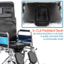 Commode Wheel Chair 609GC – Folding Portable Wheelchair