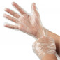Disposable Transparent Clear Plastic Gloves / Hand Gloves / Pack of 200