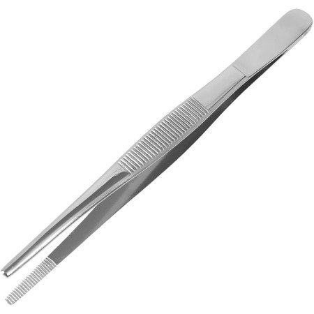 Dressing Forceps, 5.5 inches long, Serrated, Stainless Steel