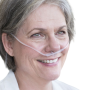 Comfortable nasal cannula with lightweight design