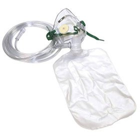 High concentration mask for oxygen therapy