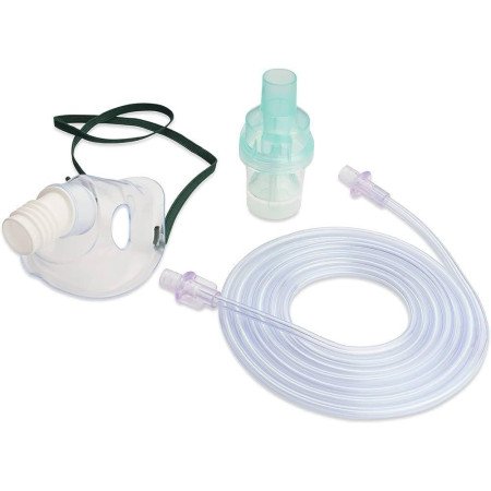 Nebulizer mask for oxygen therapy support