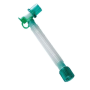 Catheter mount with breathing circuit connector