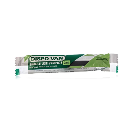 Dispovan syringe 2ml with needle sterile disposable syringe
