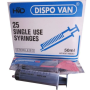 Dispovan Syringe 50 ml with Needle sterile pack