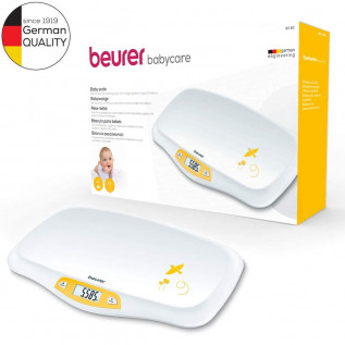 Beurer Digital Bathroom Scale With Reliable German Technology (Baby Scale - BY80)