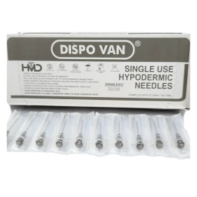 Dispovan 22G Needle with disposable syringe needle