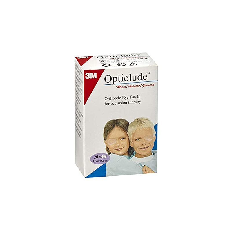 3M Opticlude Eye Patch Adult 5.7 x 8.2 cm (Pack Of 20 )