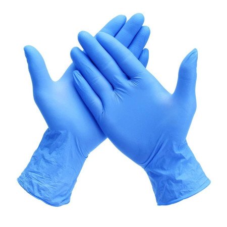Rossify Nitrile Gloves Blue Pack of 100 for medical use