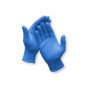 Disposable nitrile gloves blue for industrial tasks