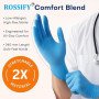 High-quality Rossify Nitrile Gloves Blue Pack for protection