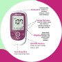 Standard Mentor Blood Glucose Monitoring Machine with 10 Strips 10 Lancets and a Lancing device