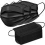 Rossify Black Mask Surgical | Black Surgical Face Mask