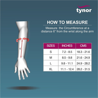 Tynor Elastic Wrist Splint (R/L)