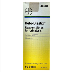 Keto-Diastix urine test strips for diabetes monitoring