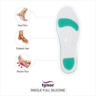 Tynor Insole Full Silicon (Pair) (K 01)