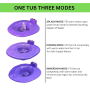 Hygienic Automatic Sitz Bath Tub with Water Spray
