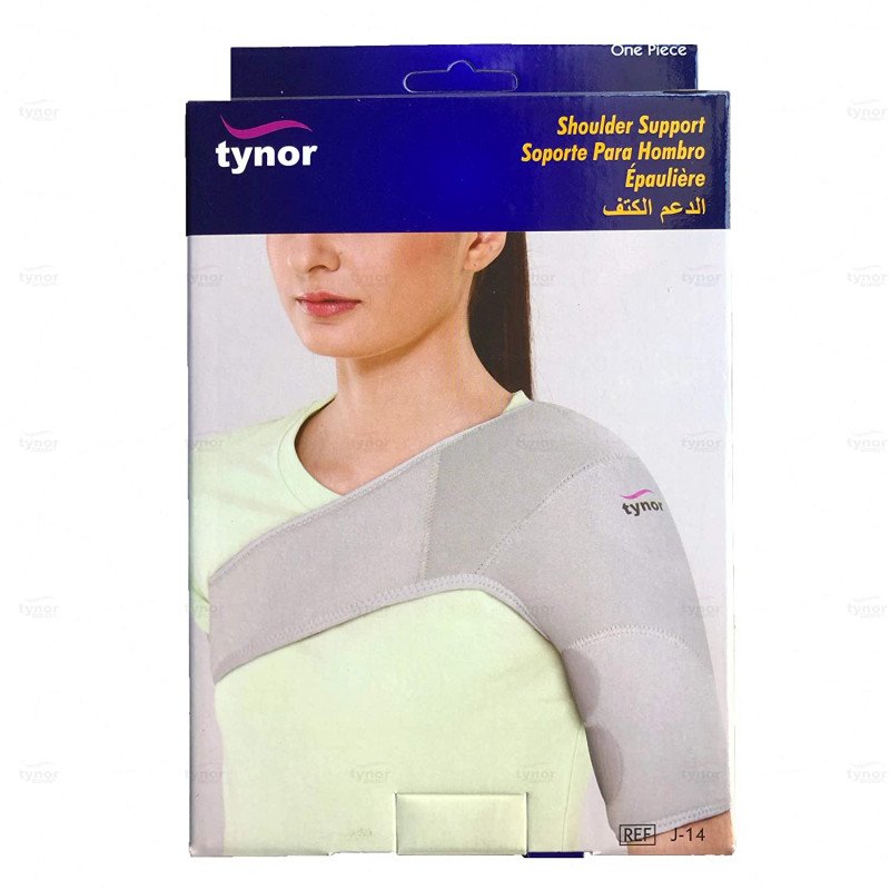 TYNOR Shoulder Support Double Lock (Neo), Black & Orange