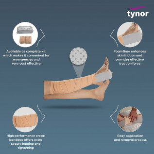 Tynor G01 Skin Traction Set (Puf Liner) Child