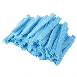 Disposable Bouffant Caps for Surgical, Restaurants & Home Use, 100 Pieces, (Blue)