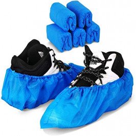 Shoe Cover Plastic Waterproof Disposable-100 Pieces